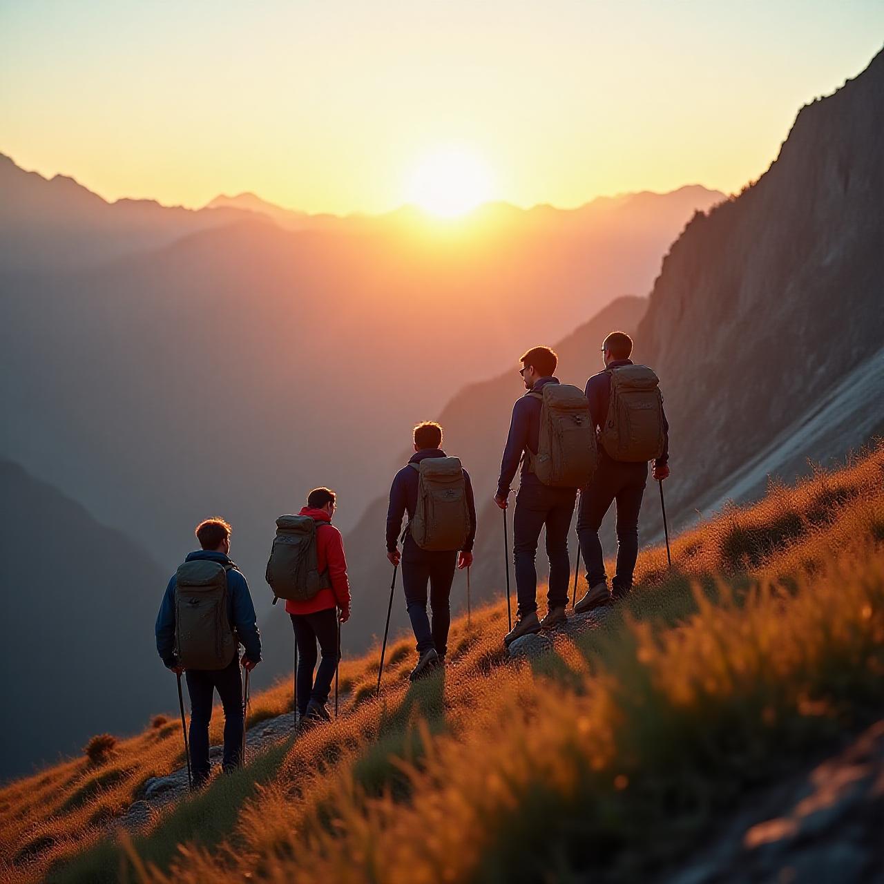 Team of professionals on a custom wilderness expedition